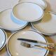 6 Sologne porcelain dinner plates in very good condition