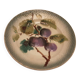 Assiette a dessert faience Hamage barbotine prune