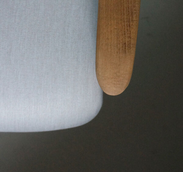 Fauteuil vintage du milieu du siècle conçu par Edmund Homa, Restauré