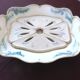 Antique asparagus dish in ceramic – removable drainer – art deco style