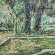 paysage à l'huile