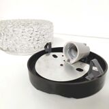 Cast glass ceiling lamp