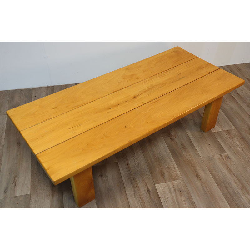 Vintage pine coffee table 1980