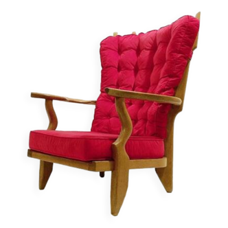 Fauteuil "Grand Repos" de Guillerme & Chambron pour Votre maison - 1960s
