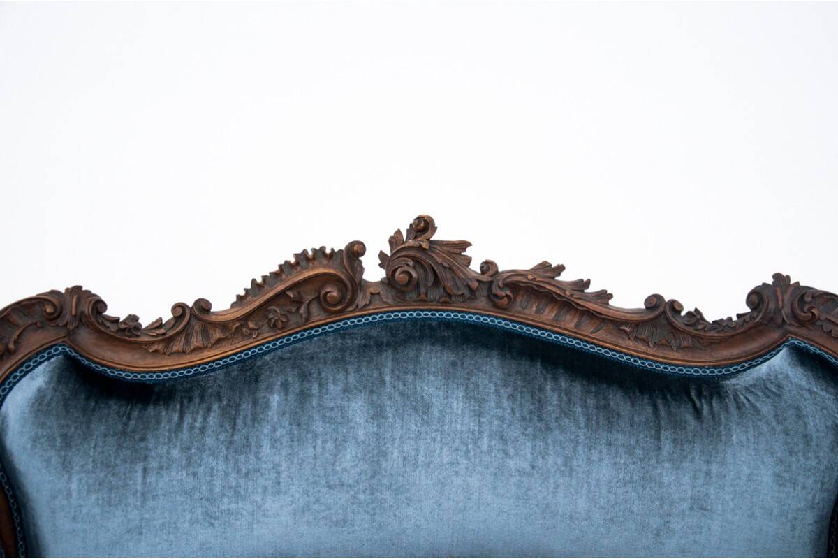 Antique sofa, France, late 19th century.