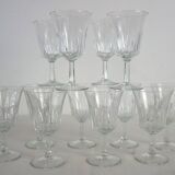 12 Regency Luminarc wine glasses from the 70s