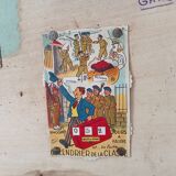 Wooden military suitcase from the 1950s