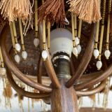 Vintage rattan lamp