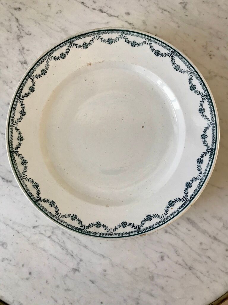 Compotier in Iron Earth Saint-Amand early twentieth century