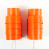 Pair of Scandinavian Model V 311 Wall Lights by Hans-Agne Jakobsson for Ellysett, Sweden, 1970s