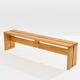 Paire de bancs Charlotte Perriand en pin Les Arcs 1970