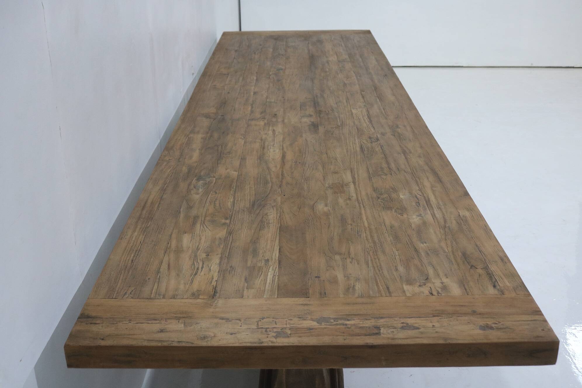 Monastery table Spirito in solid oak - 400 cm long