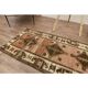 Orange Turkish Vintage Handmade Wool Runner Rug 82x256