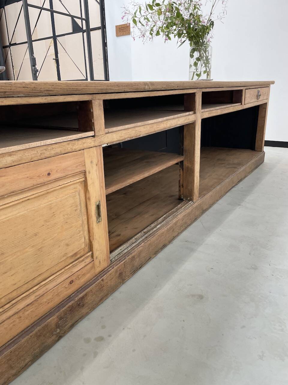 XXL oak and pine counter 350cm