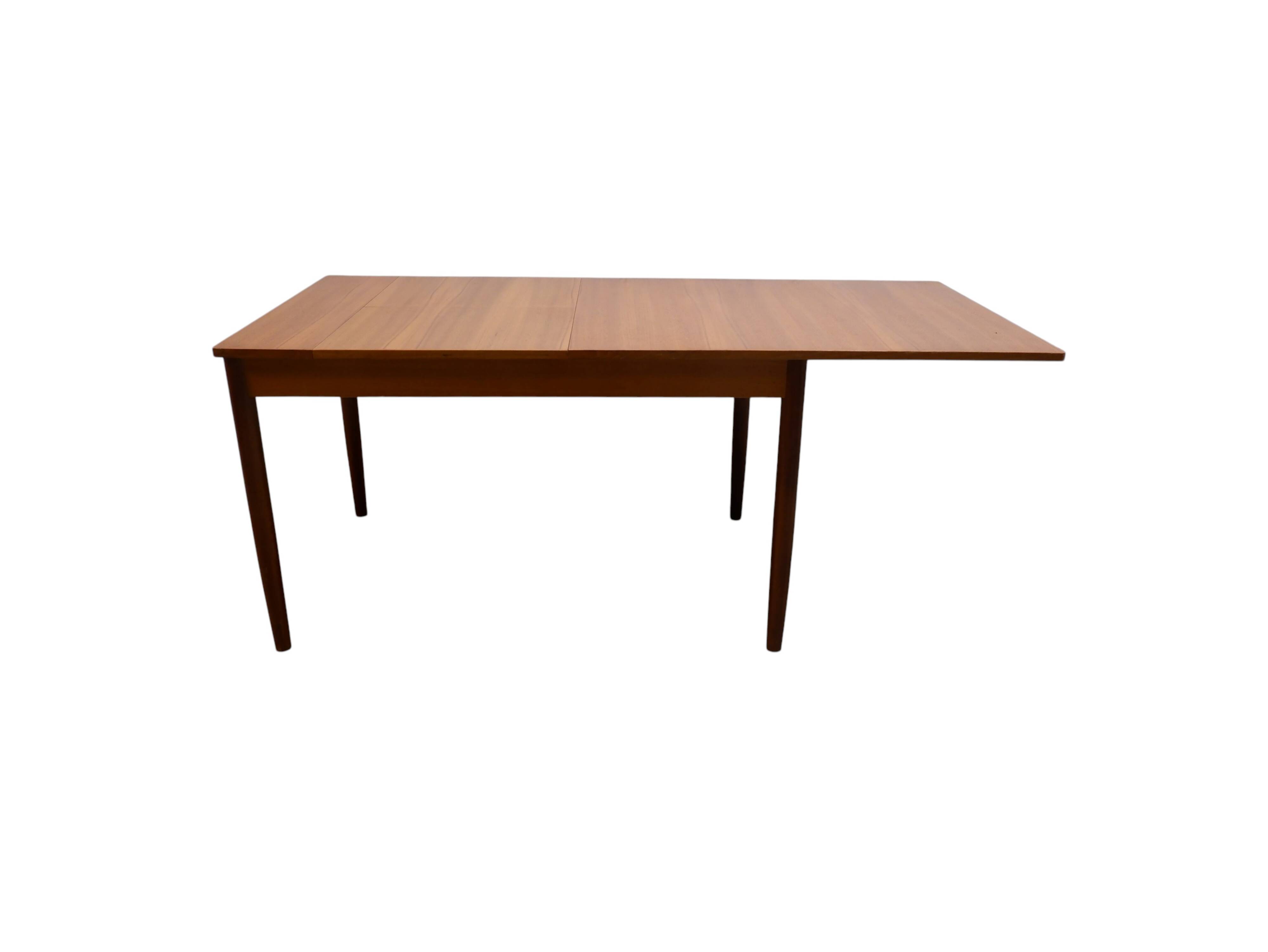 Teak extendable dining table, 1960s Denmark