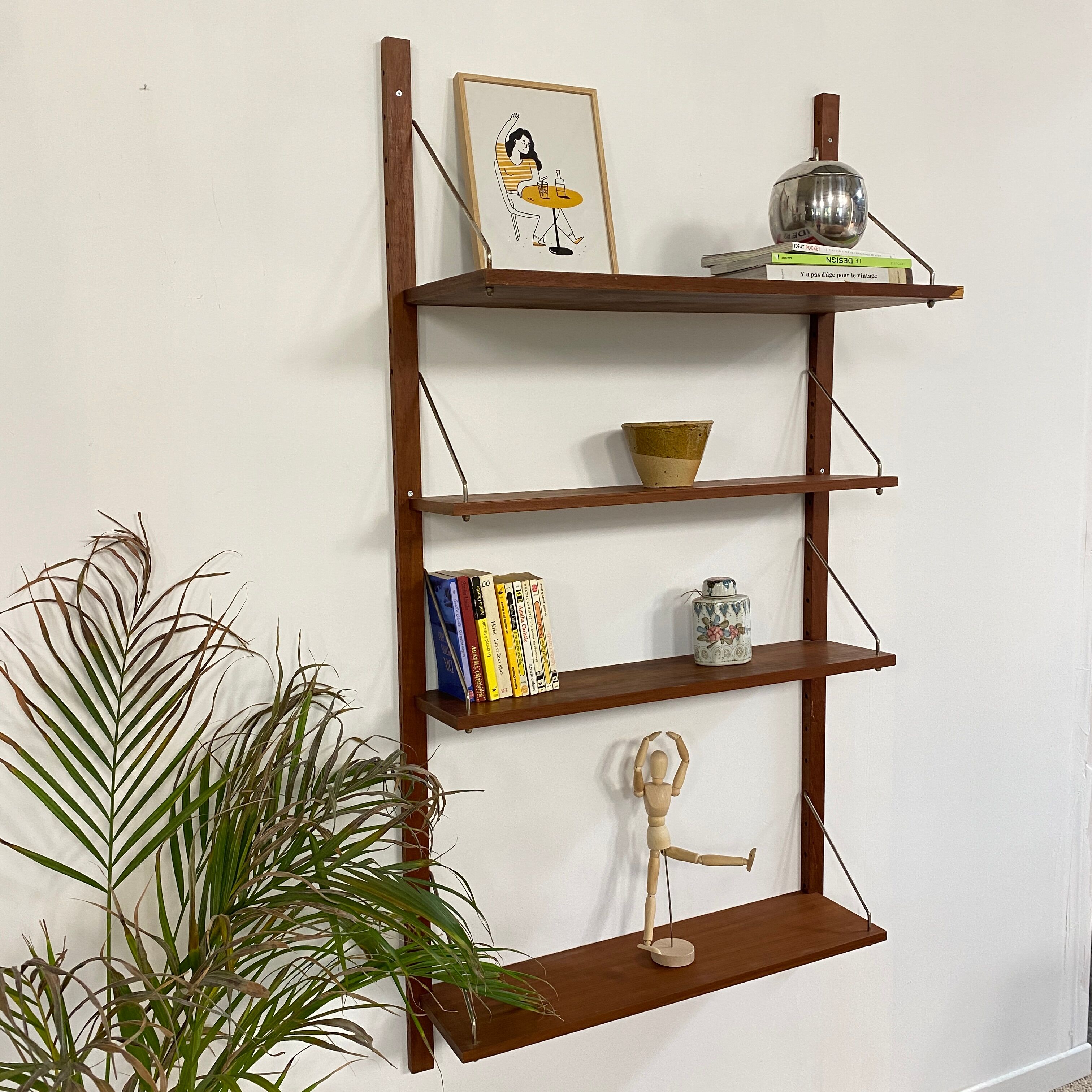 Scandinavian wall shelf