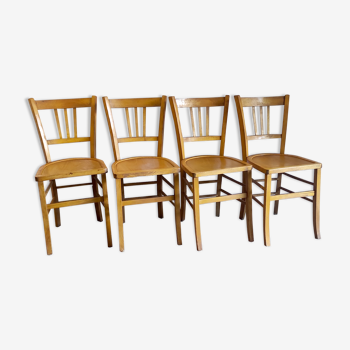 Set de 4 chaises bistrot « Luterma » – années 60