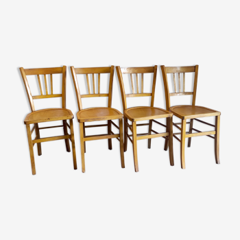 Set of 4 bistro chairs "Luterma" – 60s