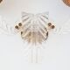 Applique en plexiglas et laiton 1950
