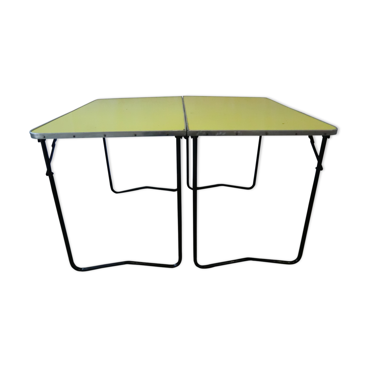 Table de camping pliable annees 60 vintage