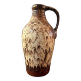 Large West Germany ceramic pitcher vase from the 70s