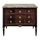 Commode de style Louis XVI en acajou