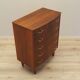 Walnut chest of drawers, Danish design, 1970s, production: Denmark