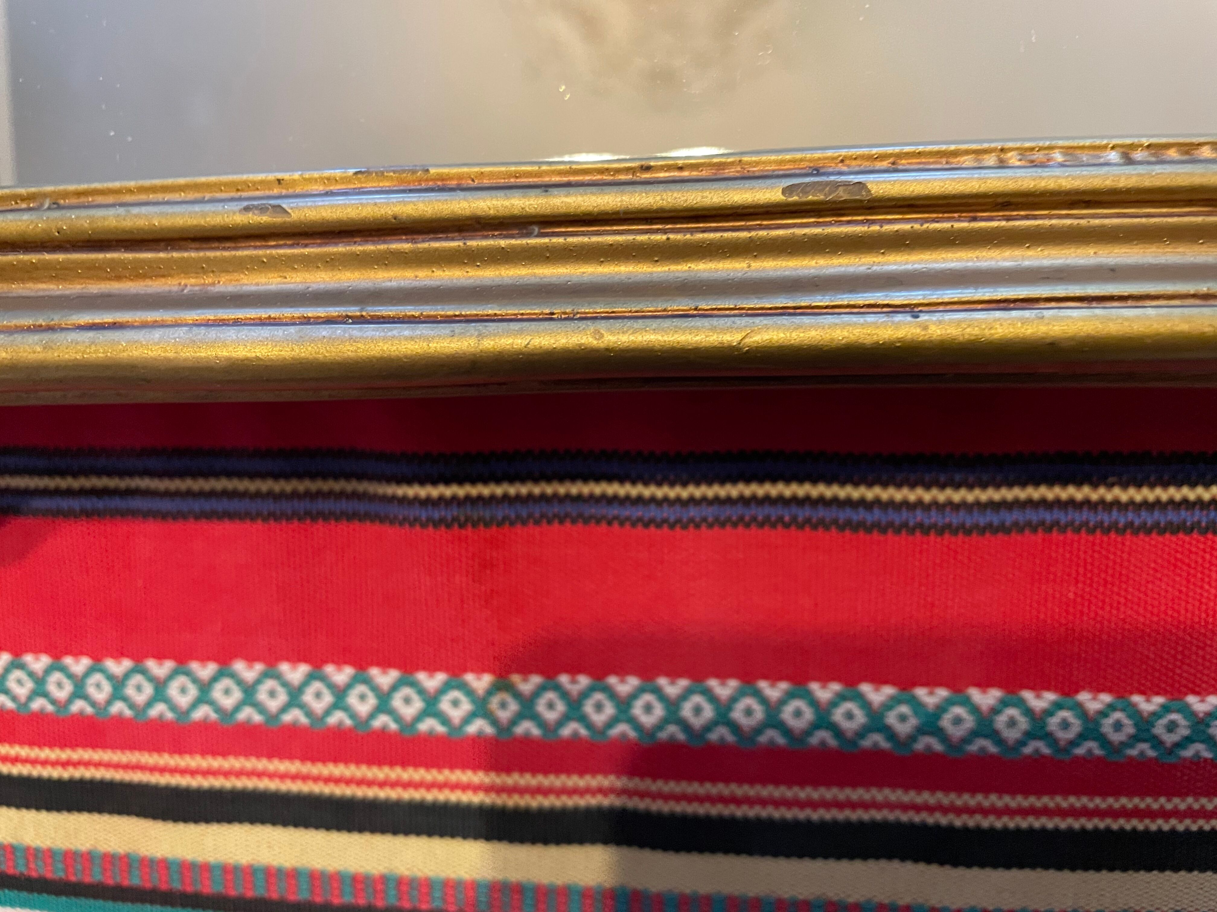 Mirror golden shell Louis XV 1960