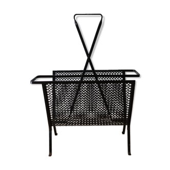 Black magazine holder Mathieu Mategot