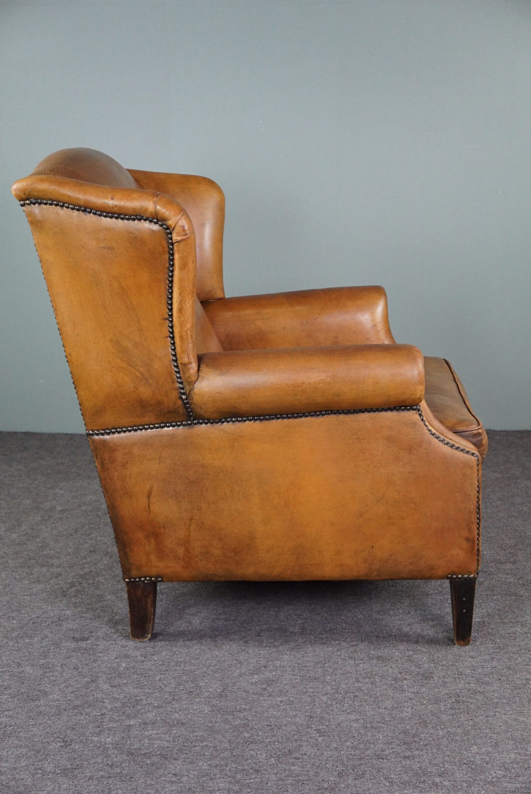Sheepskin armchair