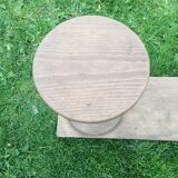 Wooden bench