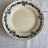 Hollow plate 1900 Terre de Fer B.H.V. Denise Longchamp