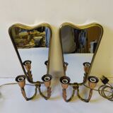 Sconces attributed ti Pietro Chiesa for Fontana Arte, 1930s, Set of 2