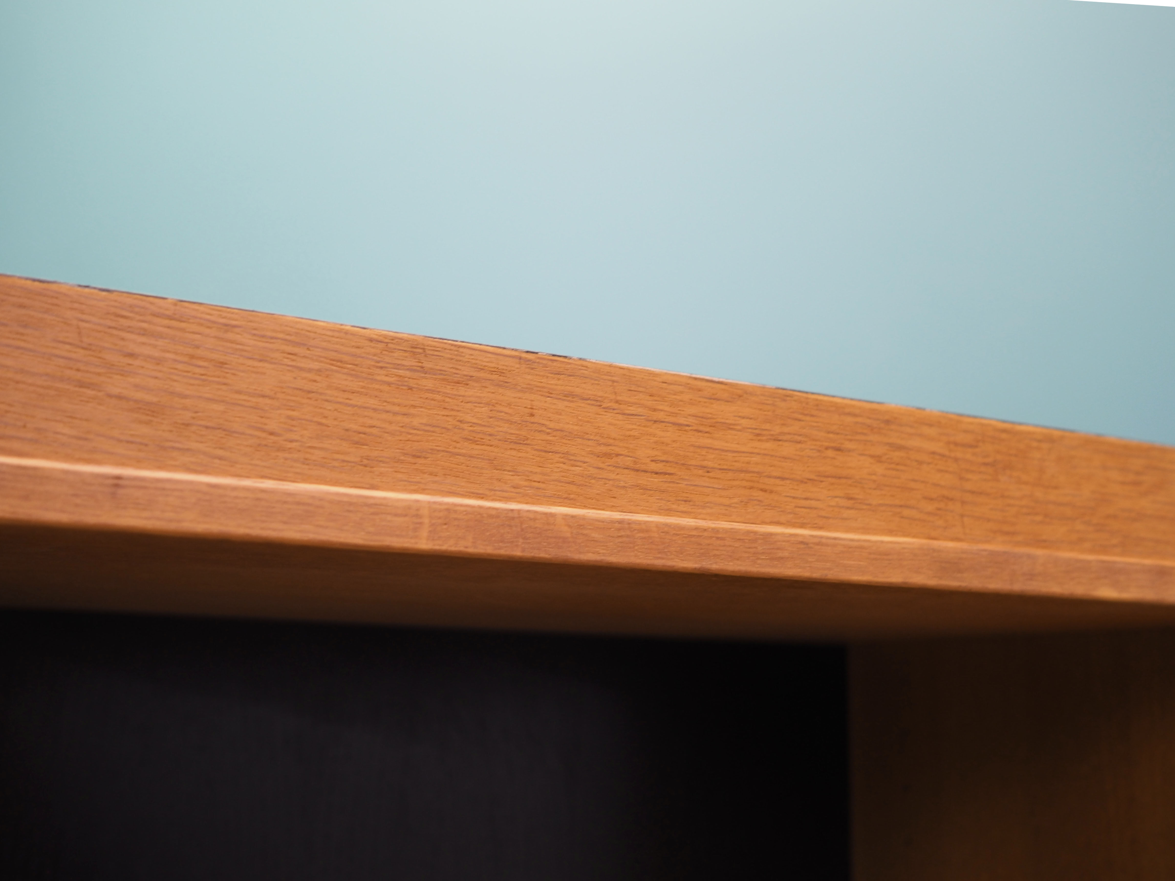 Oak bookcase, Danish design, 1970s, manufactured by ÆJM Møbler