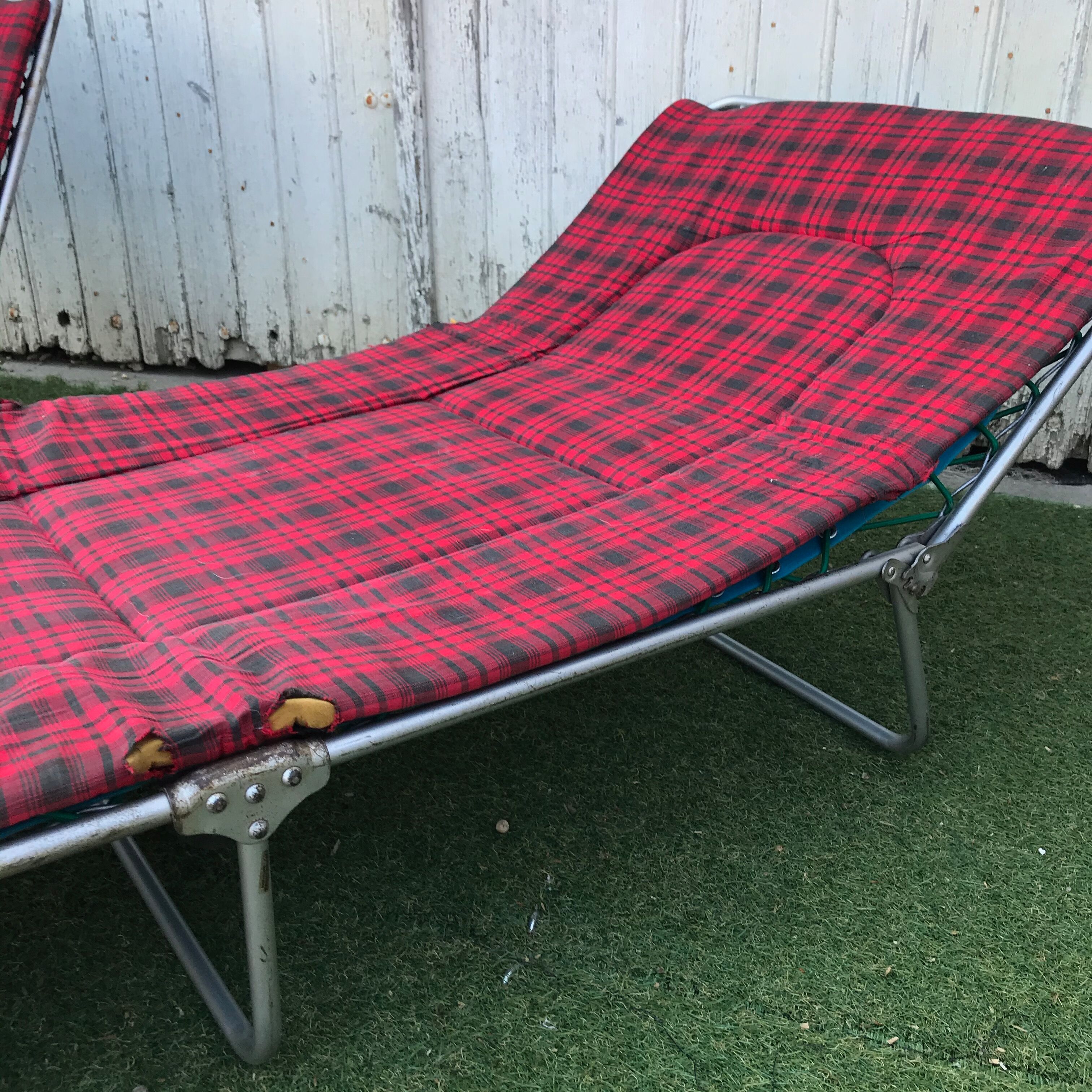 Pair of camp beds Manufrance