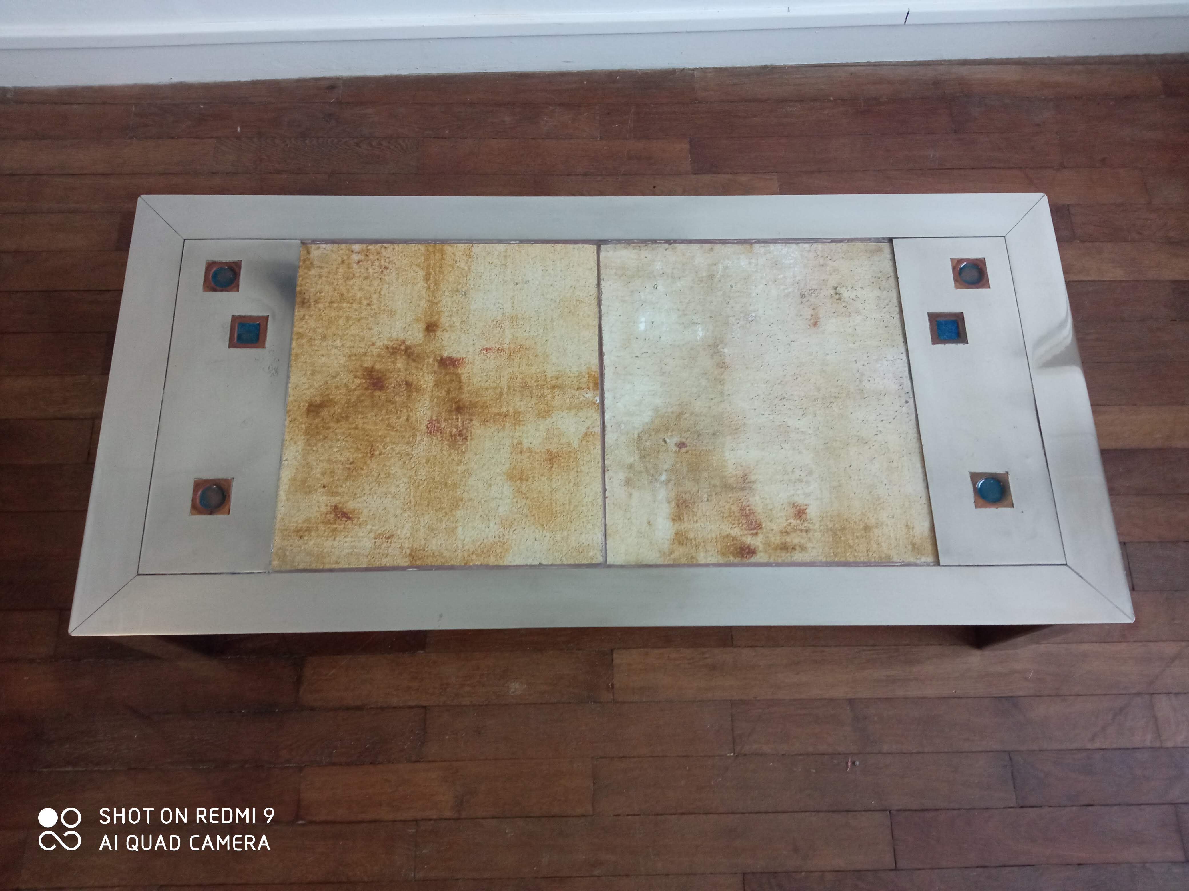 Table basse années 70 Jean Gregorieff pour Roche Bobois