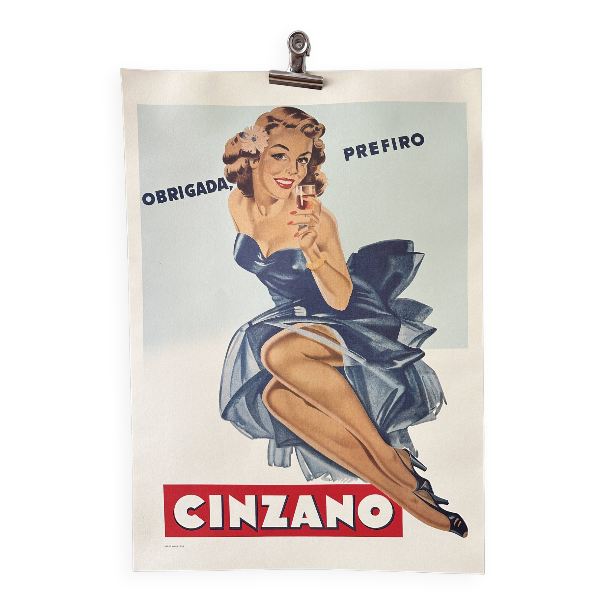Cinzano advertising poster