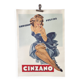 Cinzano advertising poster