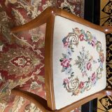 Suite of 8 English-style chairs with points