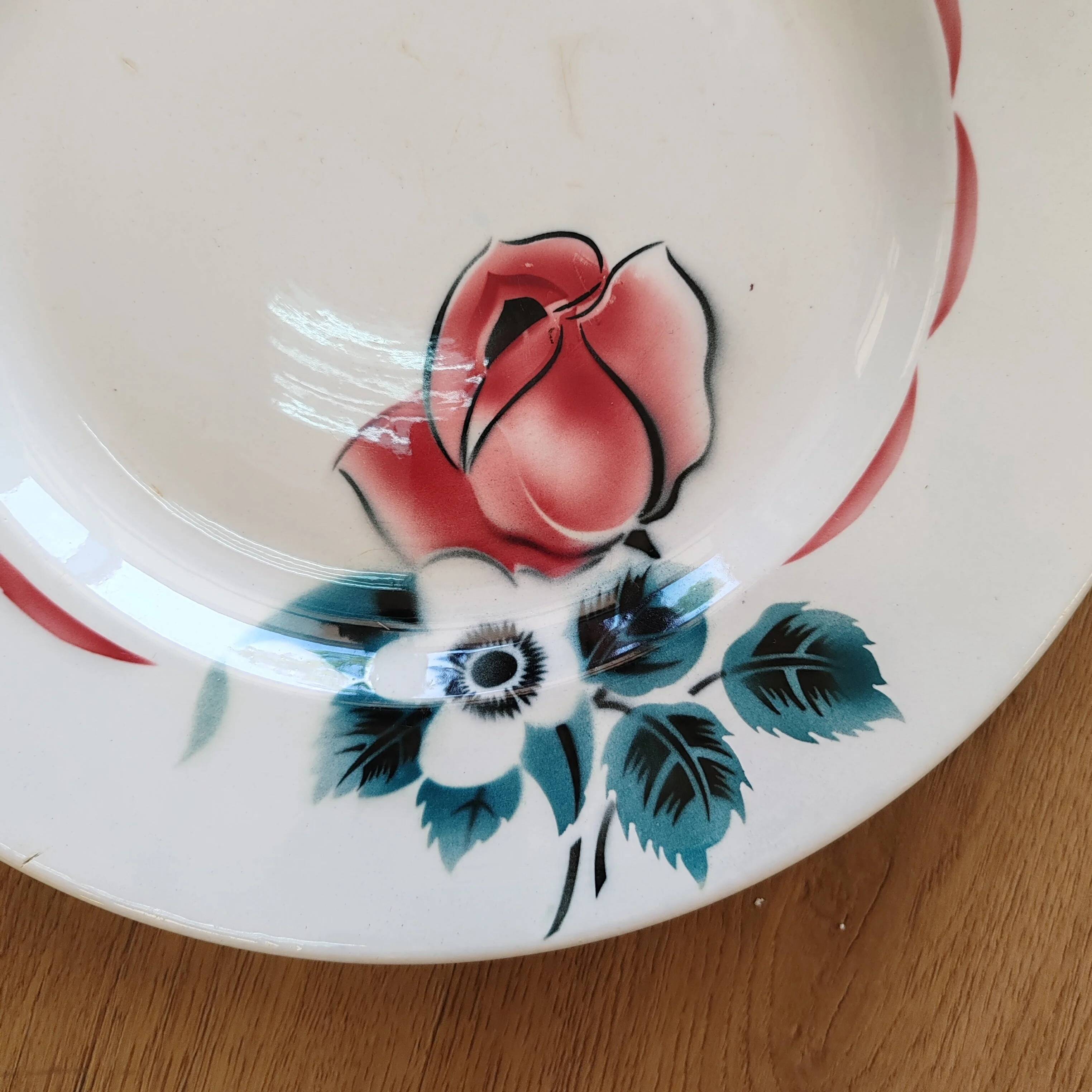 Grand plat de service Digoin Sarreguemines