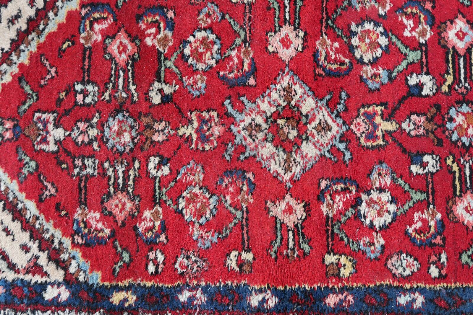 Tapis vintage du Moyen-Orient Malayer fait main en laine – 78 x 151 cm 1970