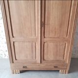 Large chest of drawers in solid raw oak