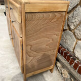 Vintage wooden sideboard cabinet