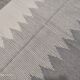 White and gray carpet, handmade Moroccan kilim carpet, blessed urchin striped carpet in pure wool