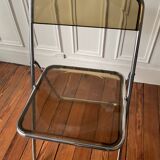Plexiglass folding chair