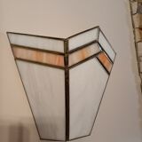 Stained glass wall lamp
