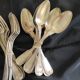9 antique forks and 9 spoons grade 84 with classic décor