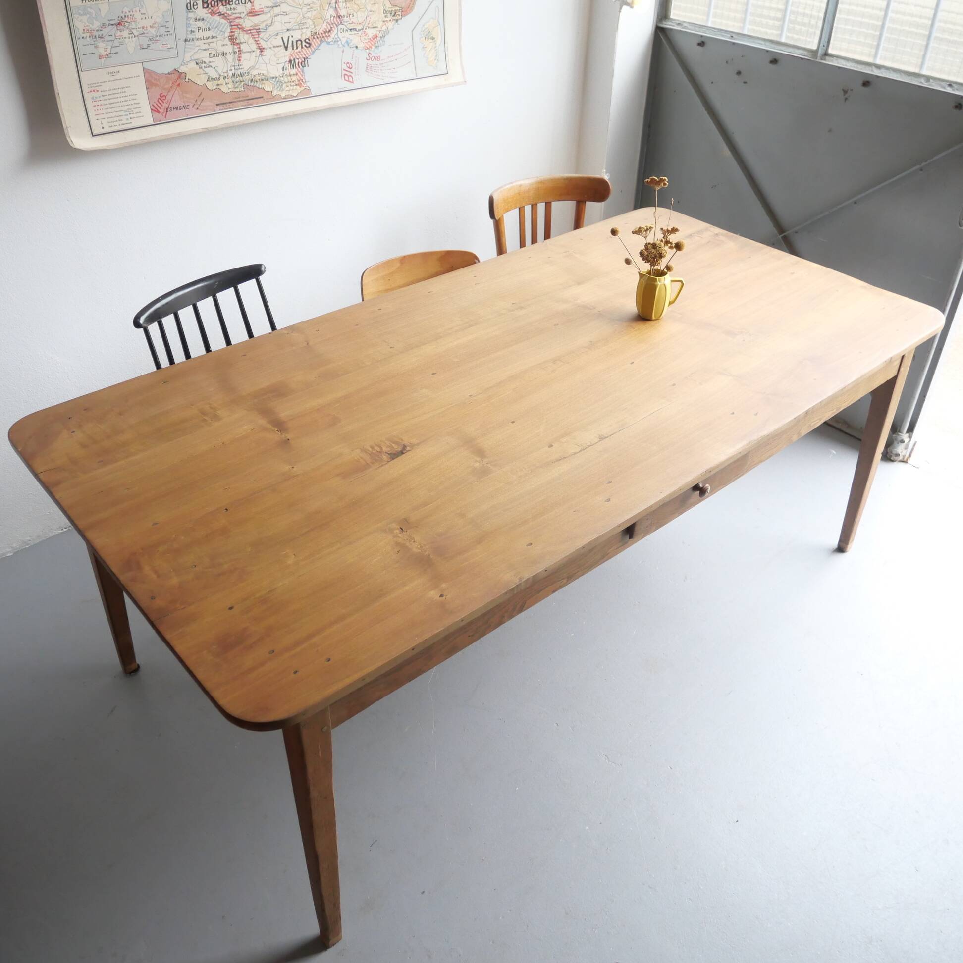 Renovated farmhouse table