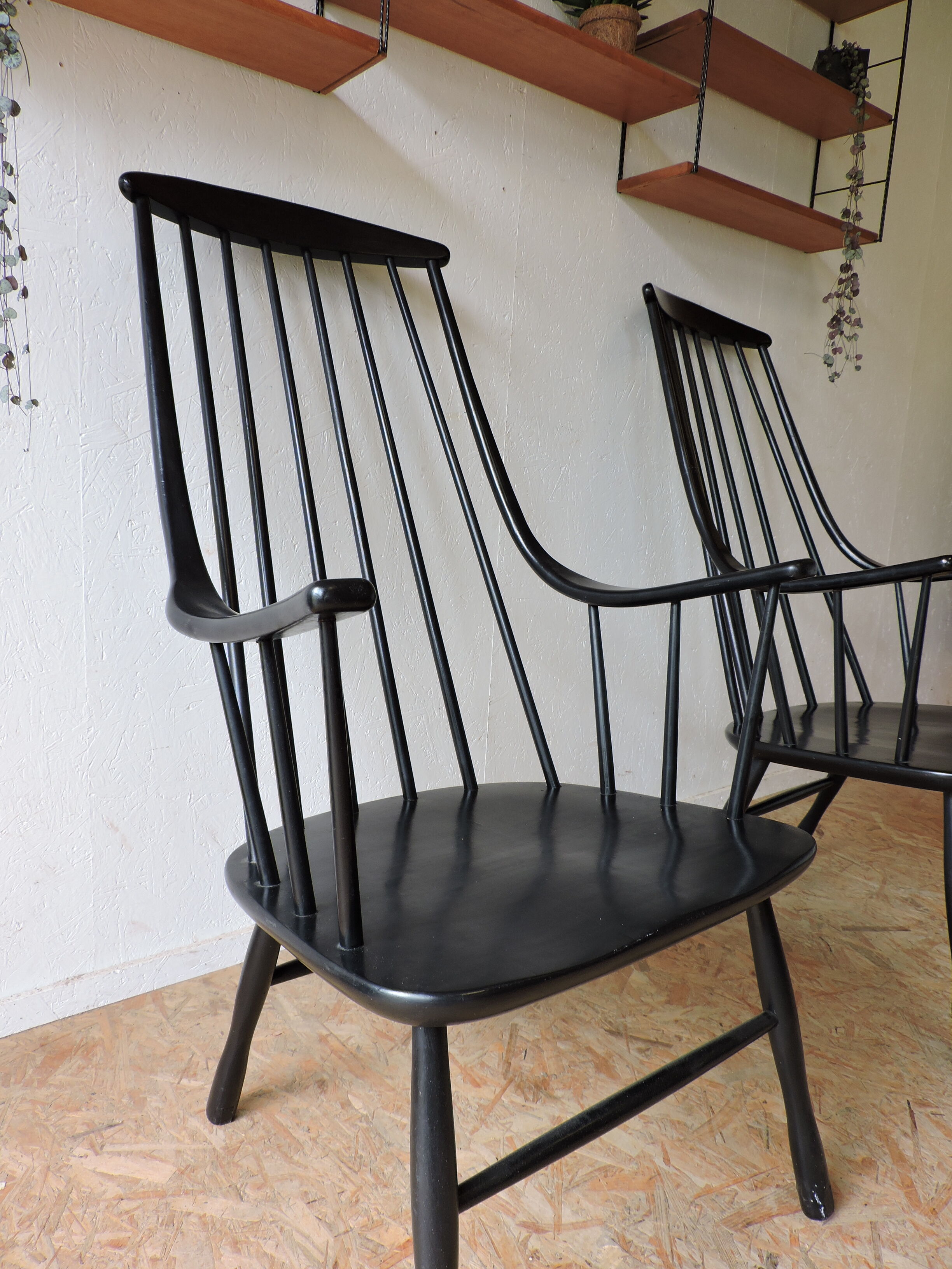 Pair of armchairs "Grandezza" Lena Larsson of the 1960s