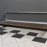 Bauhaus chrome and black daybed / sofa by Hynek Gottwald
